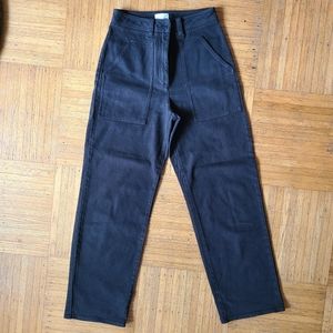 Artizia Wilfred Free Black Modern Utility Pant Size 4